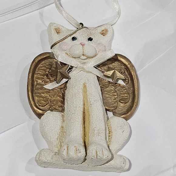 KURT S. ADLER Cat Angel Ornament Vintage Christmas - Picture 4 of 5